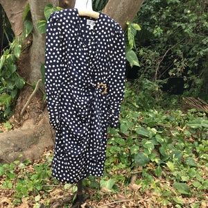 Richard Warren silk Dress 1980s